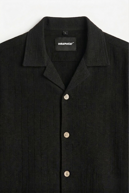 Onyx Black Liocine Shirt