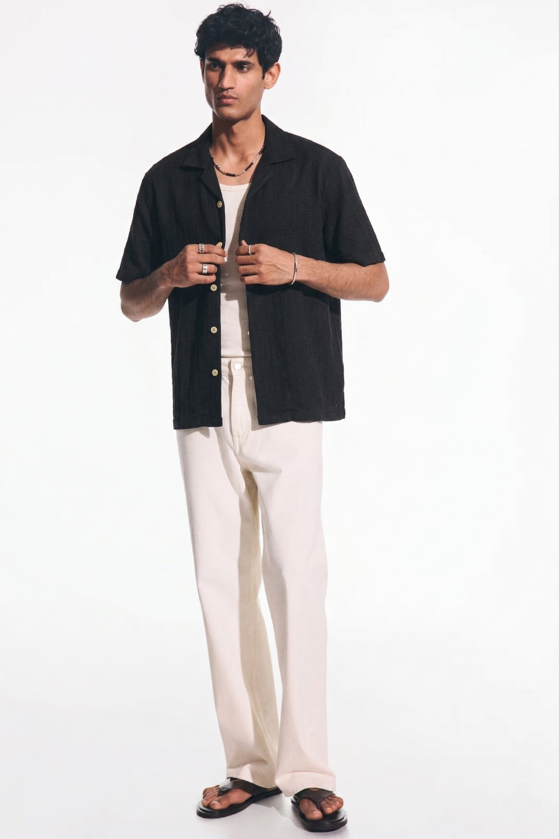 Onyx Black Liocine Shirt