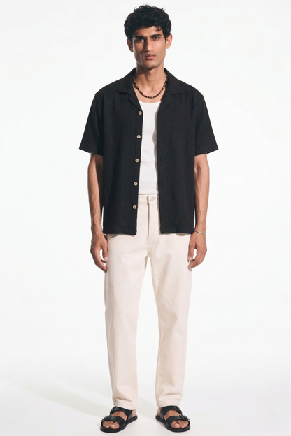Onyx Black Liocine Shirt