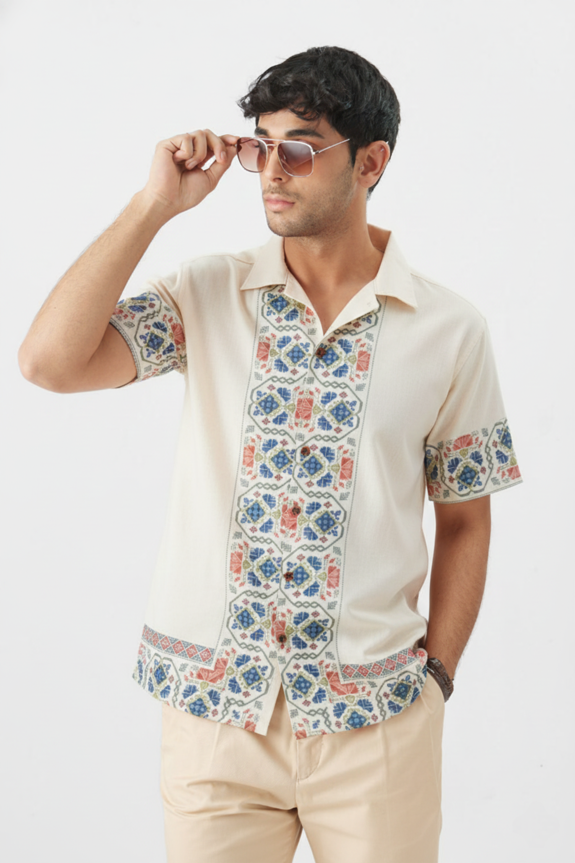 Light Beige Egyptian Shirt