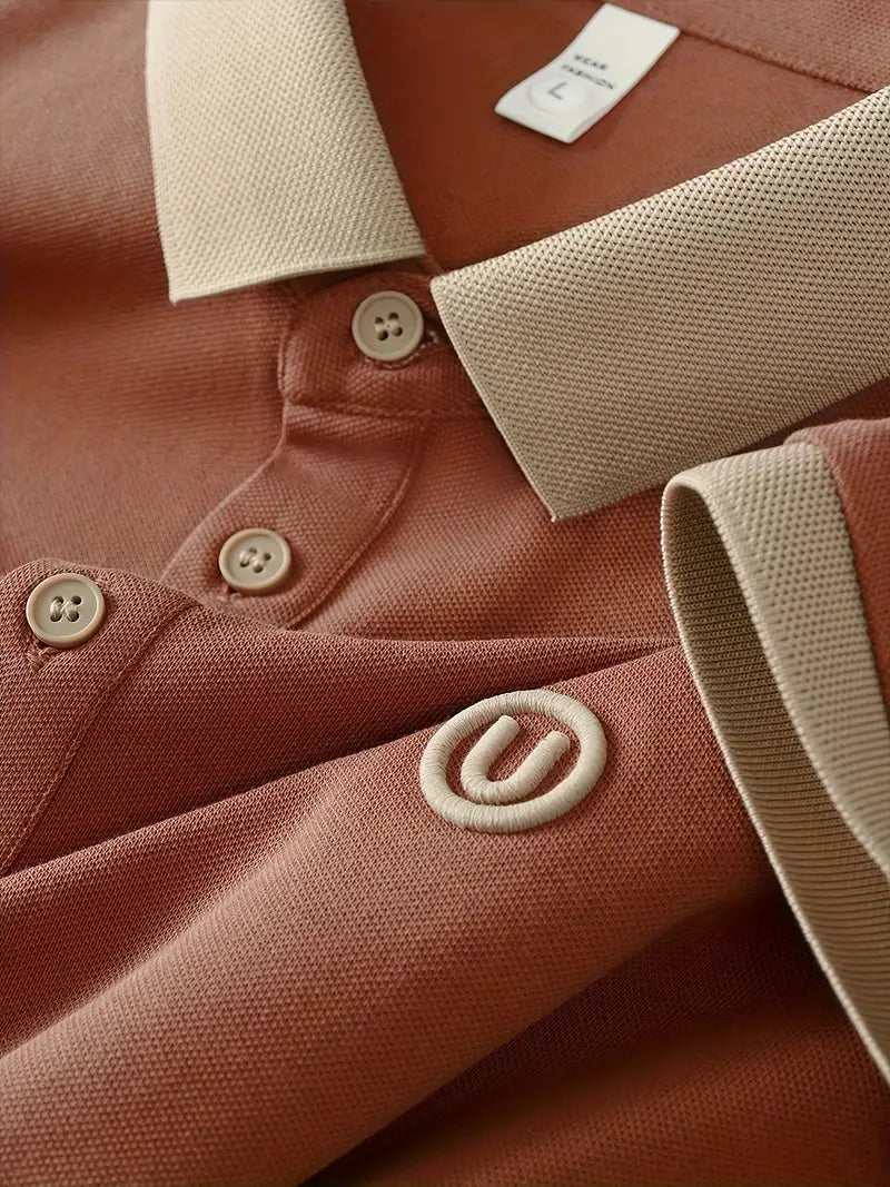 SlateEdge Polo – Orange T-Shirt