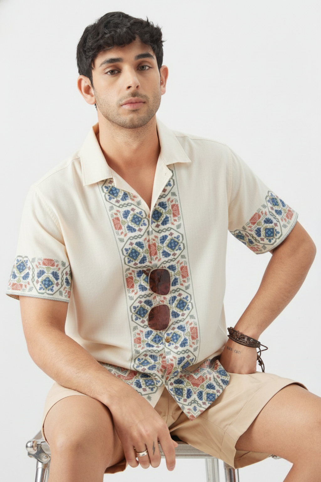 Light Beige Egyptian Shirt