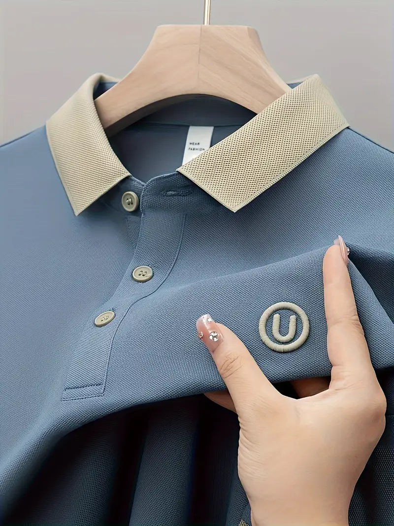 SlateEdge Polo – Blue T-Shirt