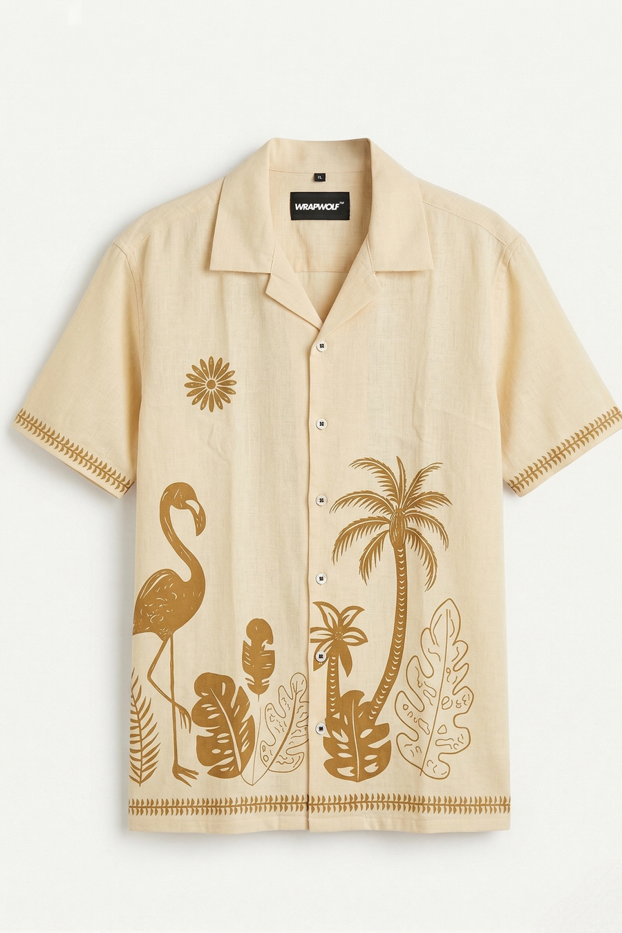 Beige Tropical Shirt