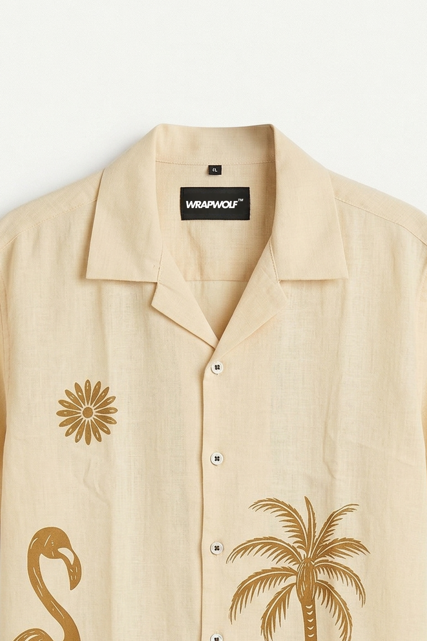 Beige Tropical Shirt