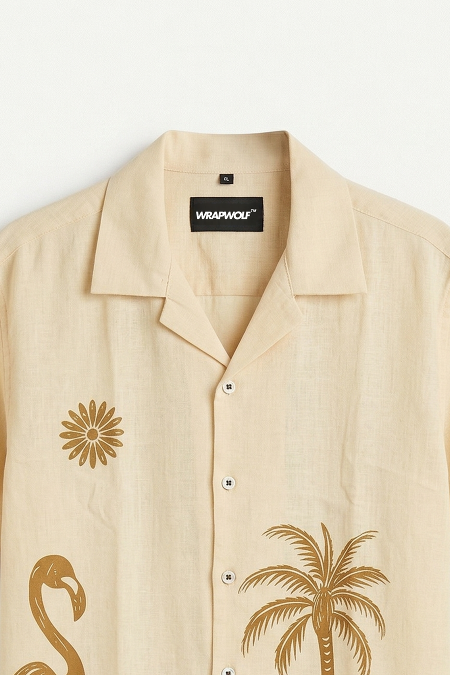 Beige Tropical Shirt