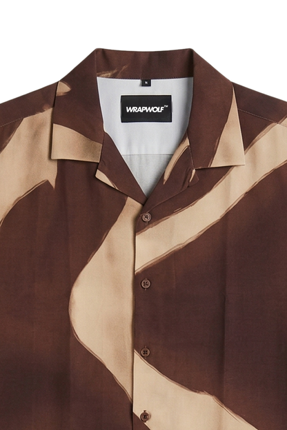 Brown Swirl Shirt