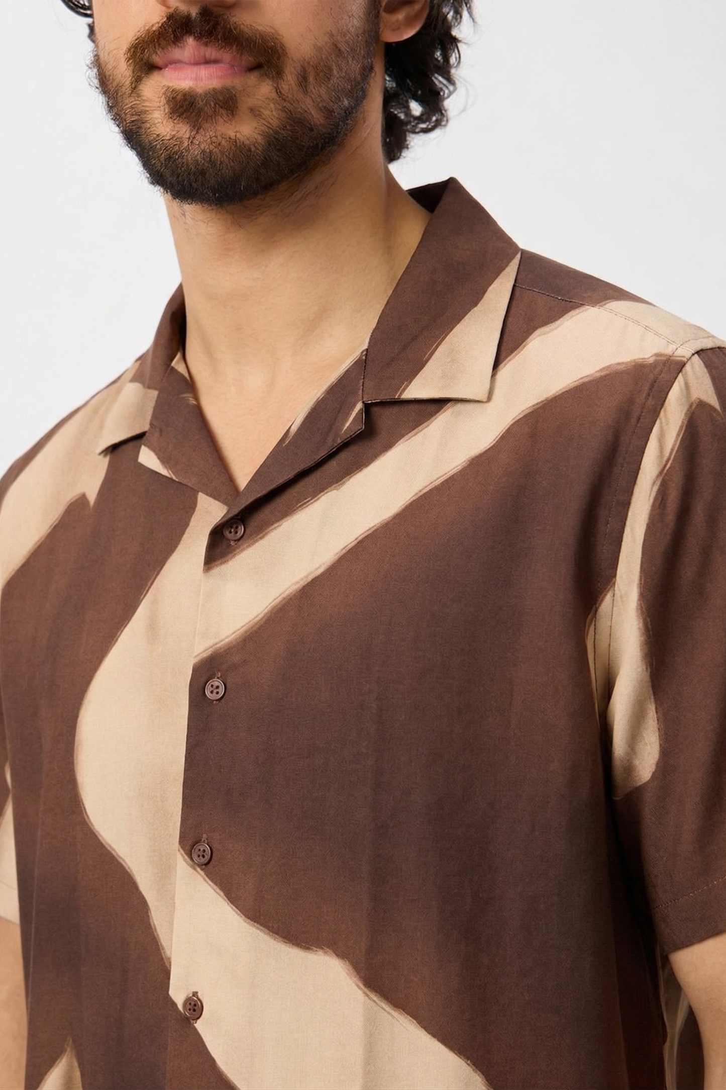 Brown Swirl Shirt