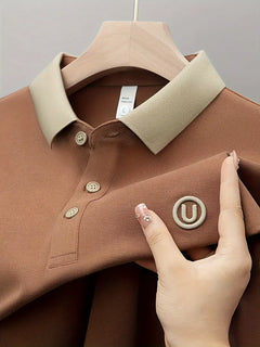 SlateEdge Polo – Orange T-Shirt