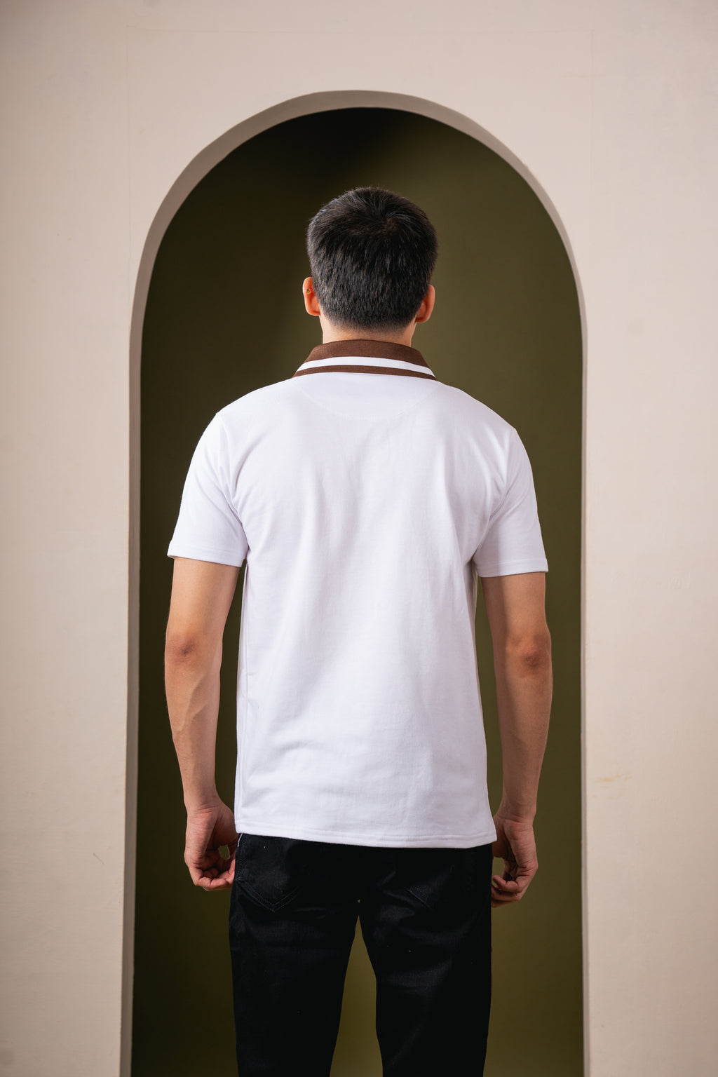 Imperial Crest Polo - White T-Shirt