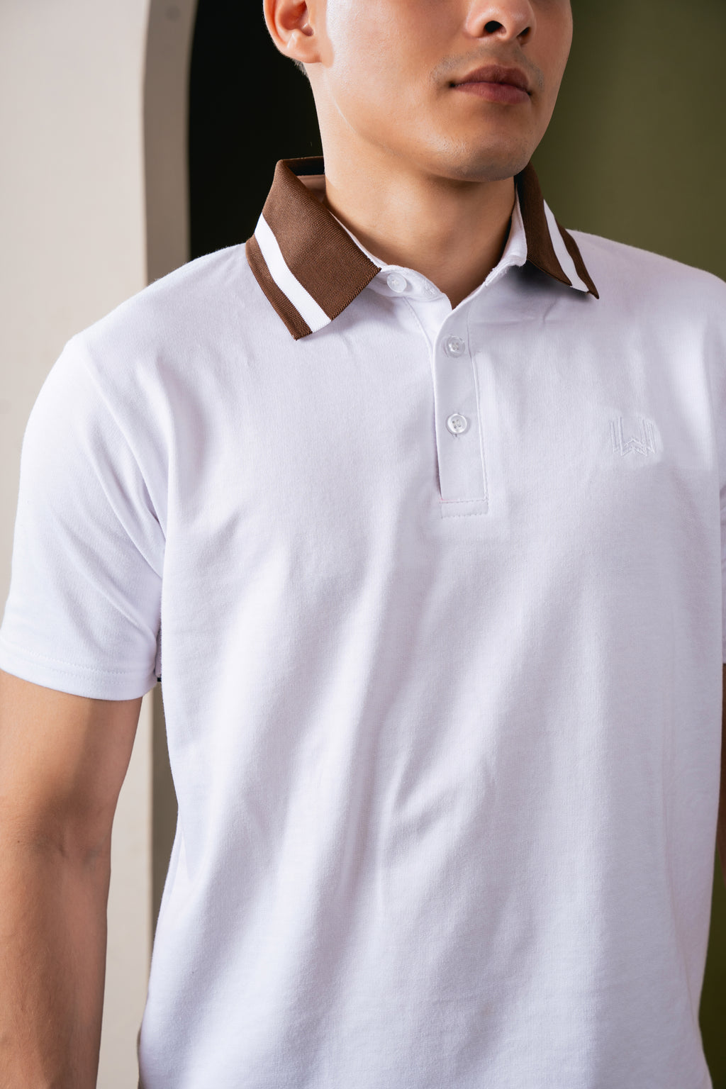 Imperial Crest Polo - White T-Shirt