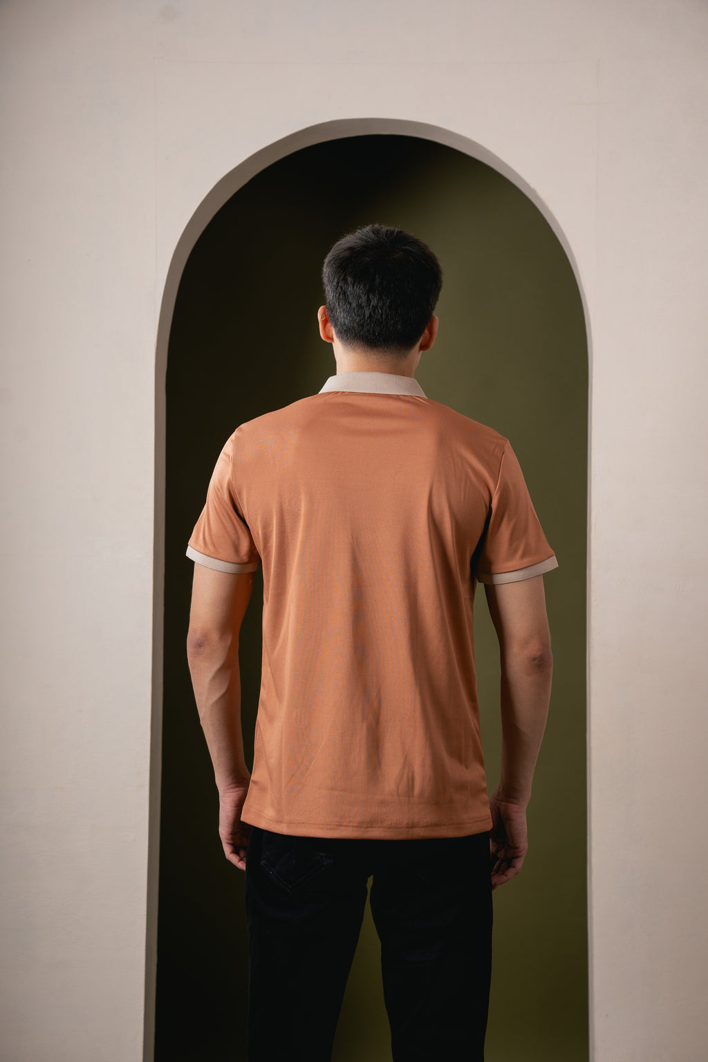 SlateEdge Polo – Orange T-Shirt