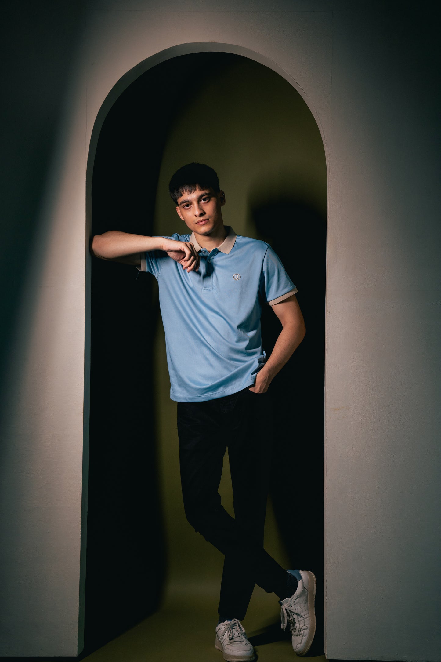 SlateEdge Polo – Blue T-Shirt