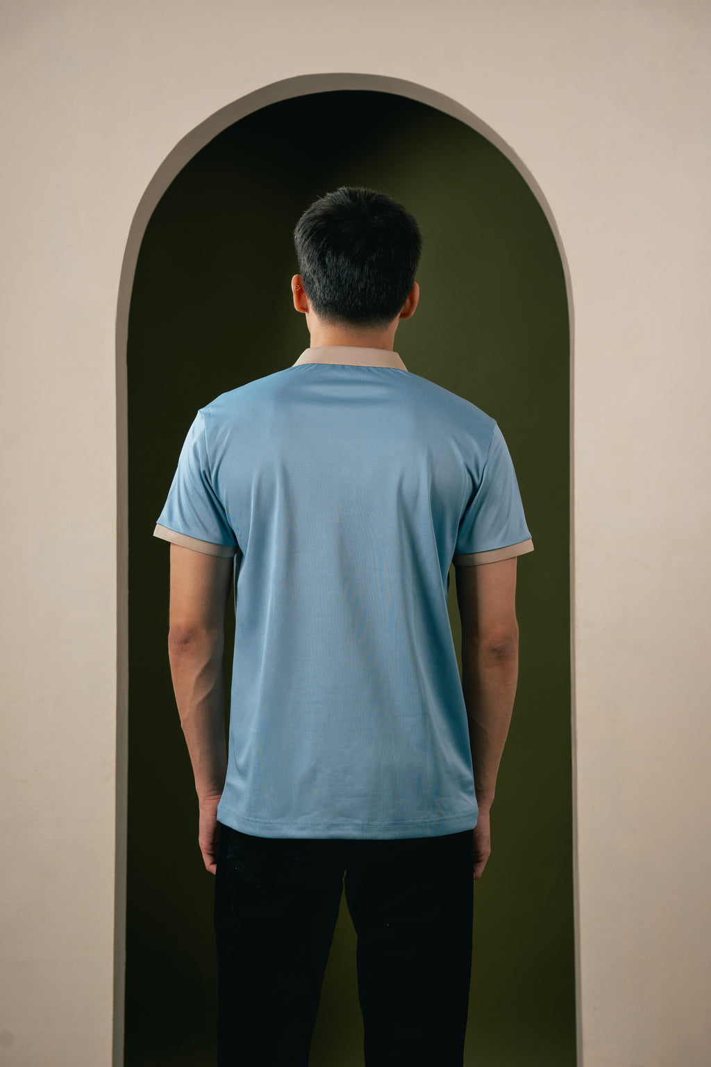 SlateEdge Polo – Blue T-Shirt