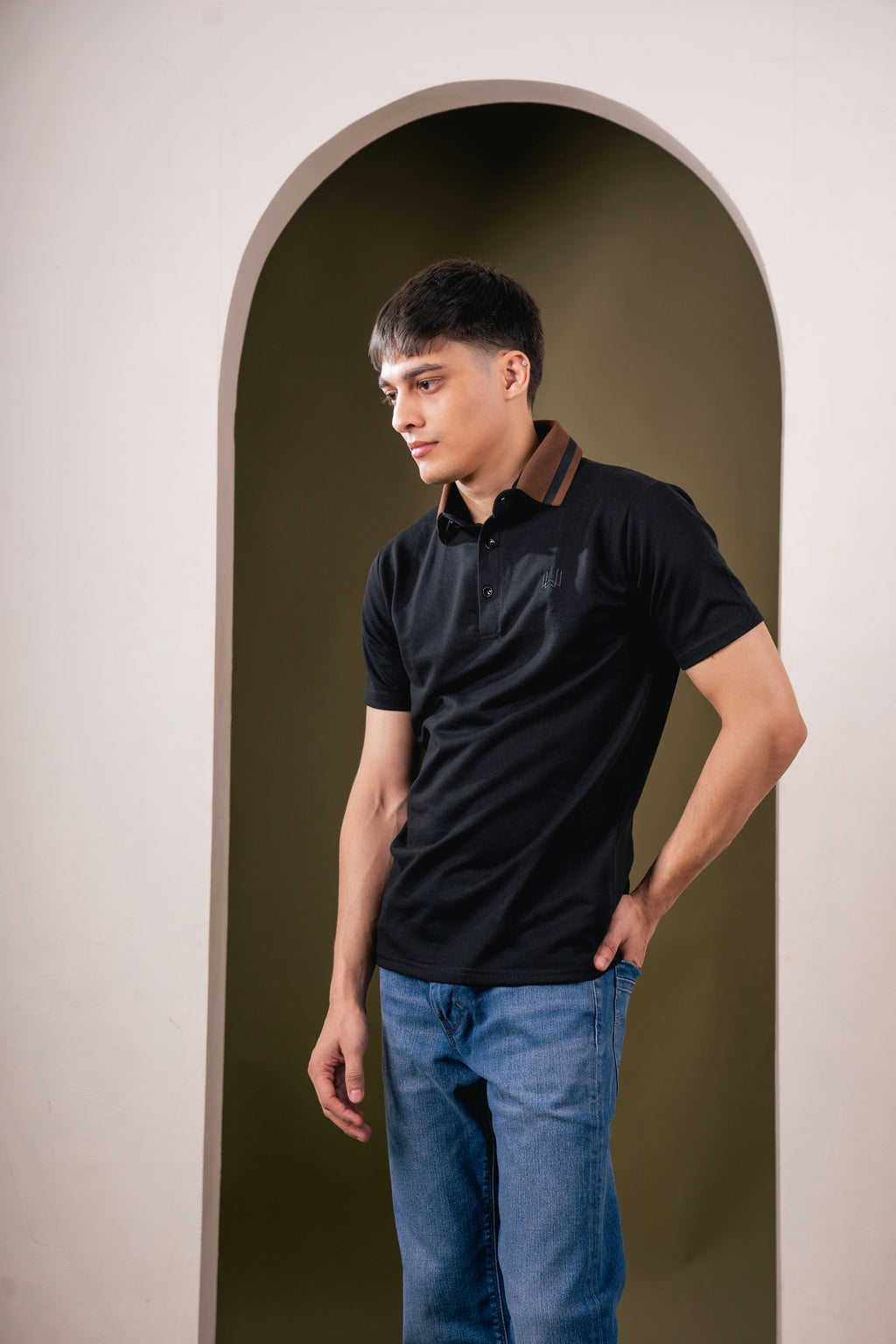 Imperial Crest Polo - Black T-Shirt