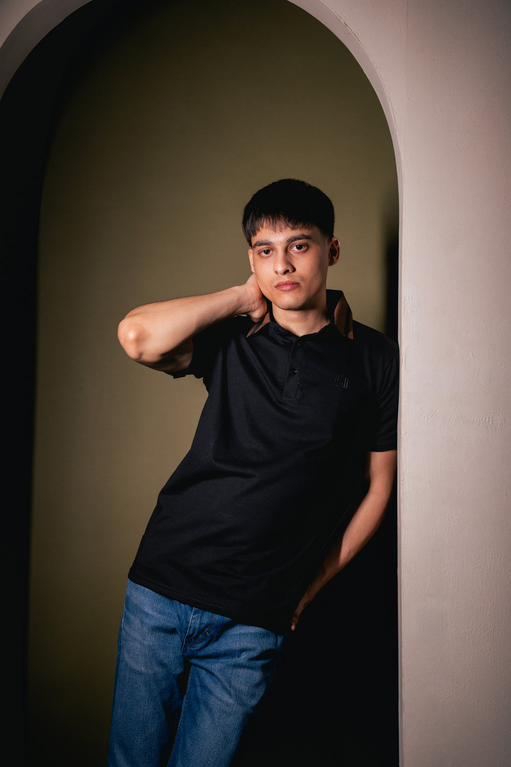 Imperial Crest Polo - Black T-Shirt