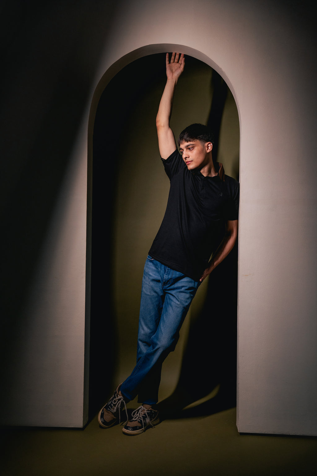 Imperial Crest Polo - Black T-Shirt