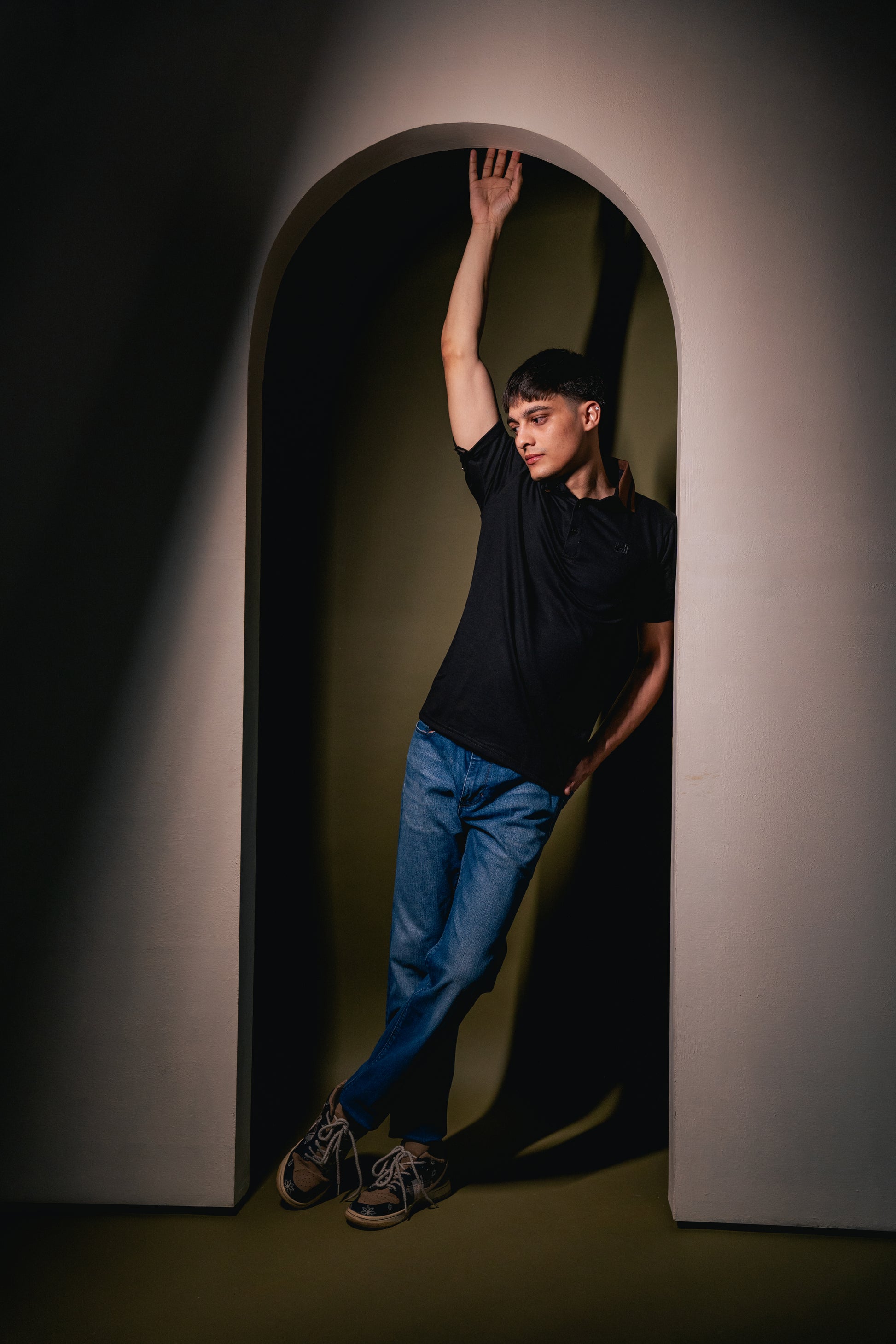 Imperial Crest Polo - Black T-Shirt