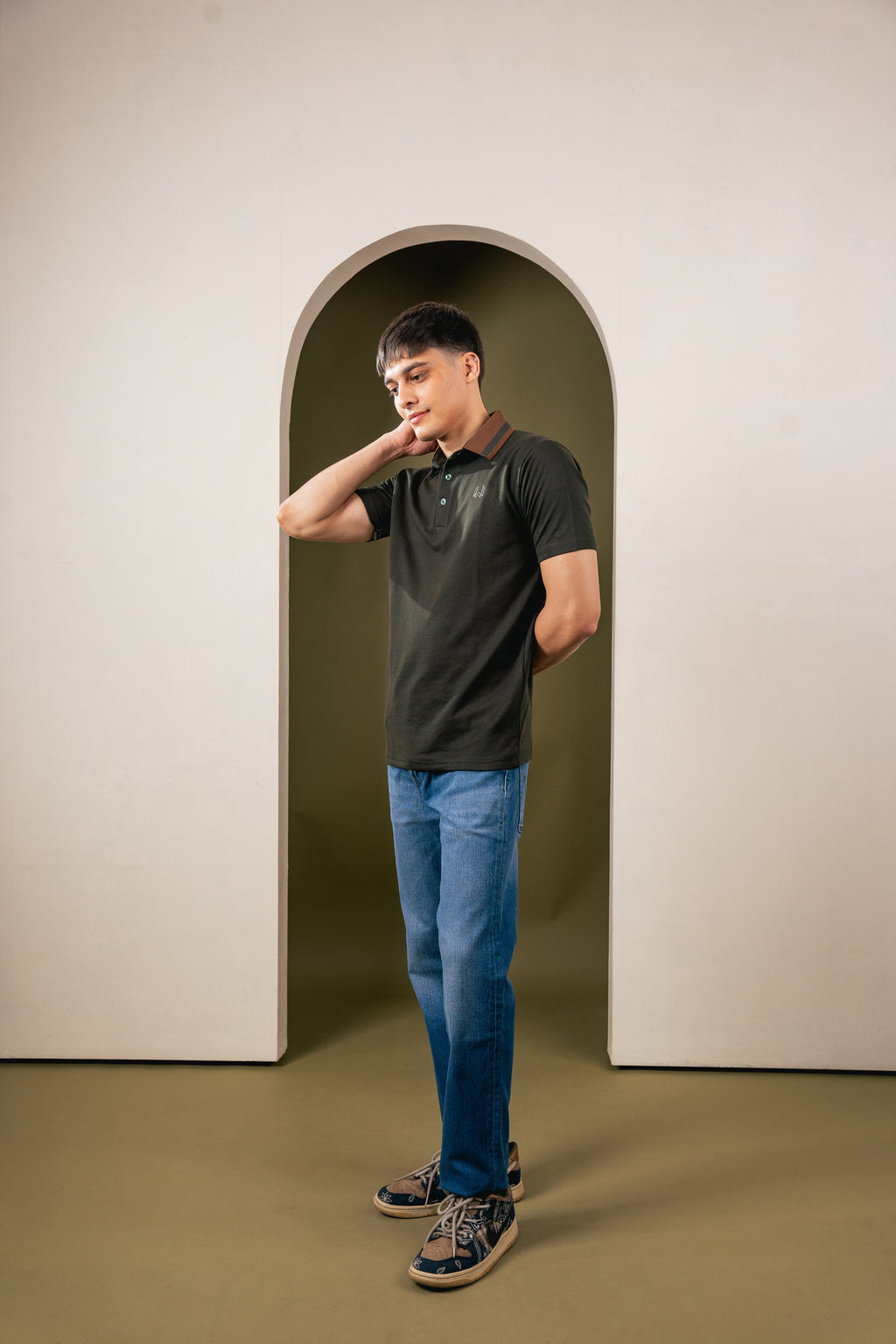 Imperial Crest Polo - Olive T-Shirt