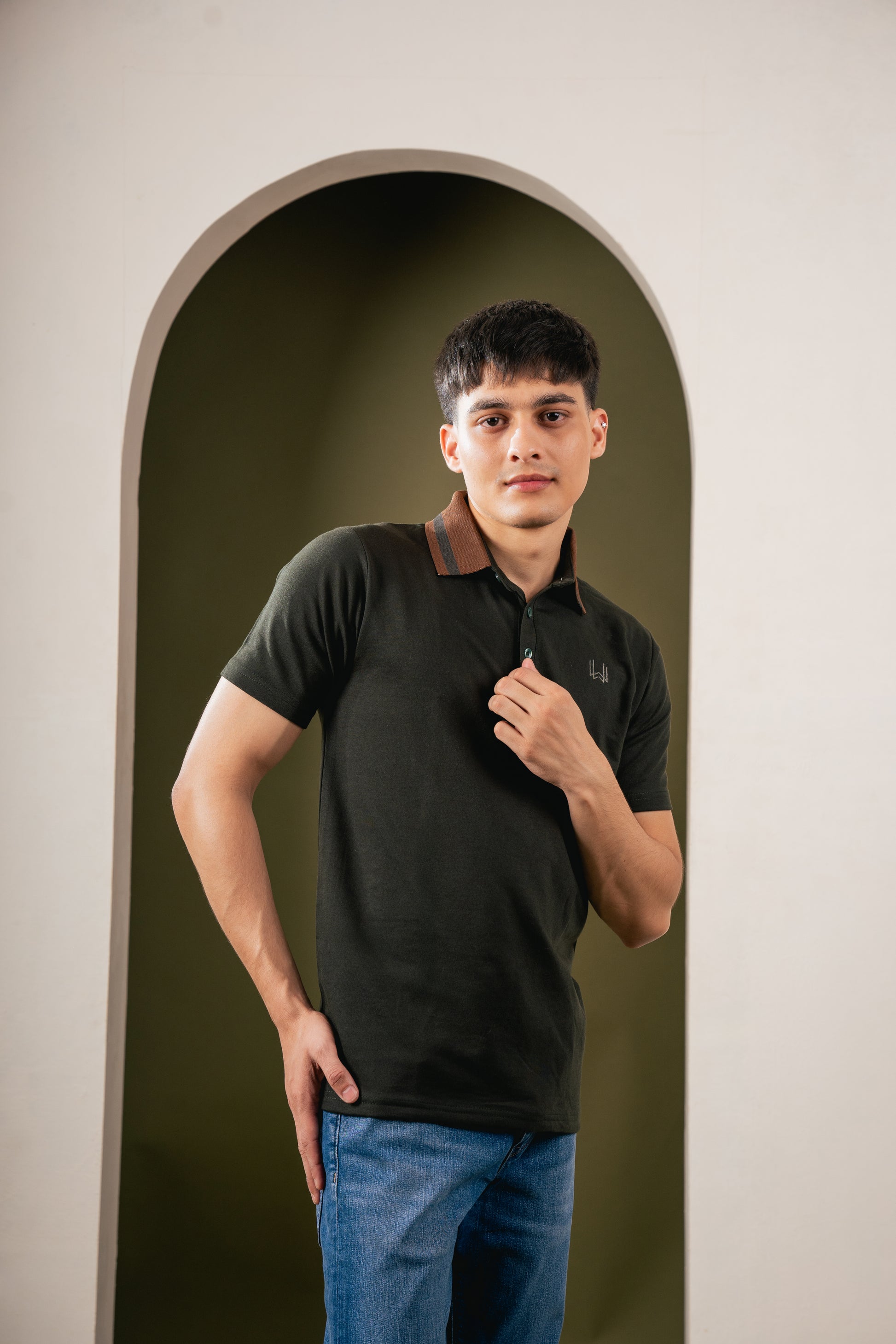 Imperial Crest Polo - Olive T-Shirt