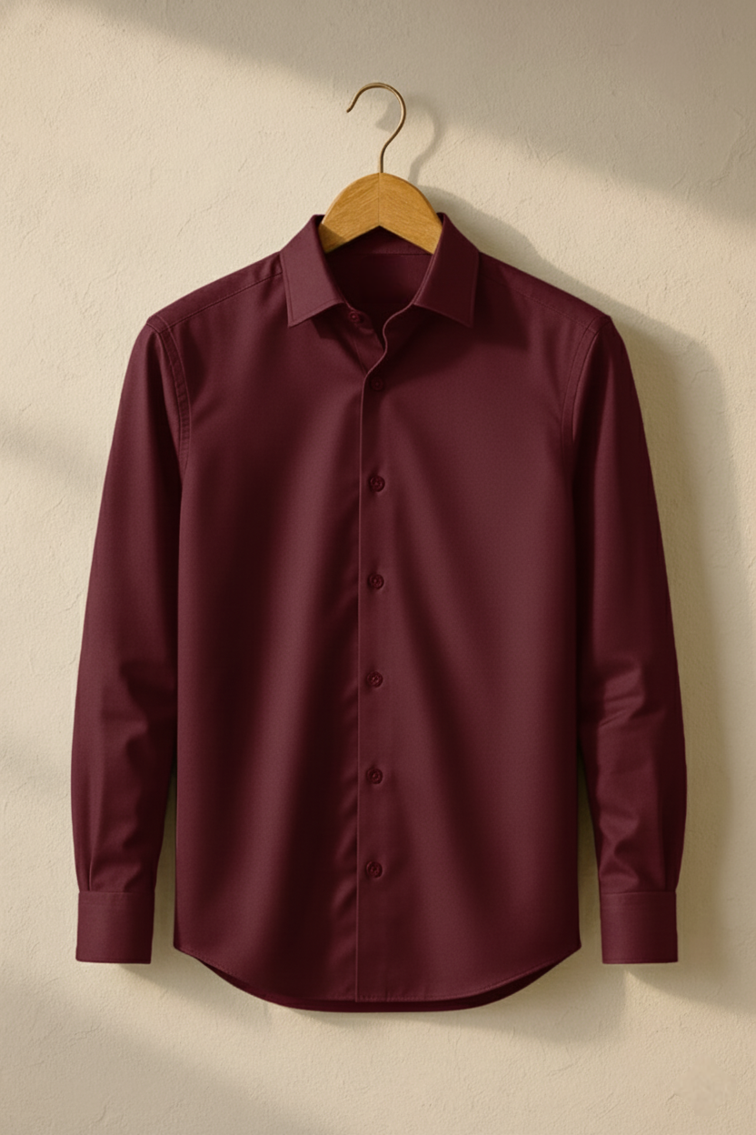 Rich Maroon Shirt