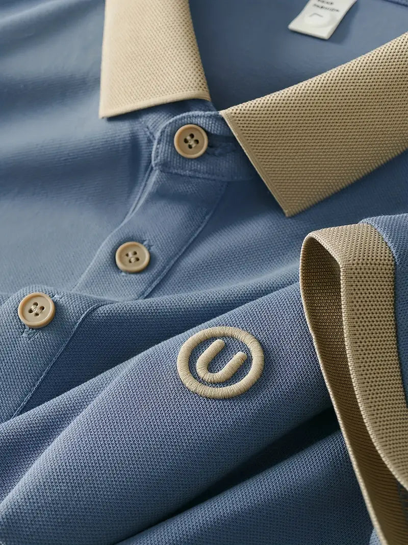 SlateEdge Polo – Blue T-Shirt