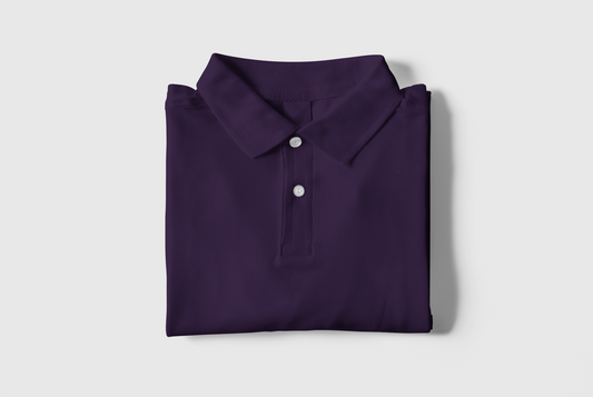 Purple Color Unisex Polo T-Shirt