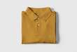 Mustard Yellow Color Unisex Polo T-Shirt