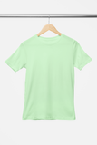 Solid: Jade Round Neck T-Shirt