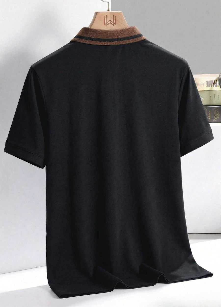 Imperial Crest Polo - Black T-Shirt