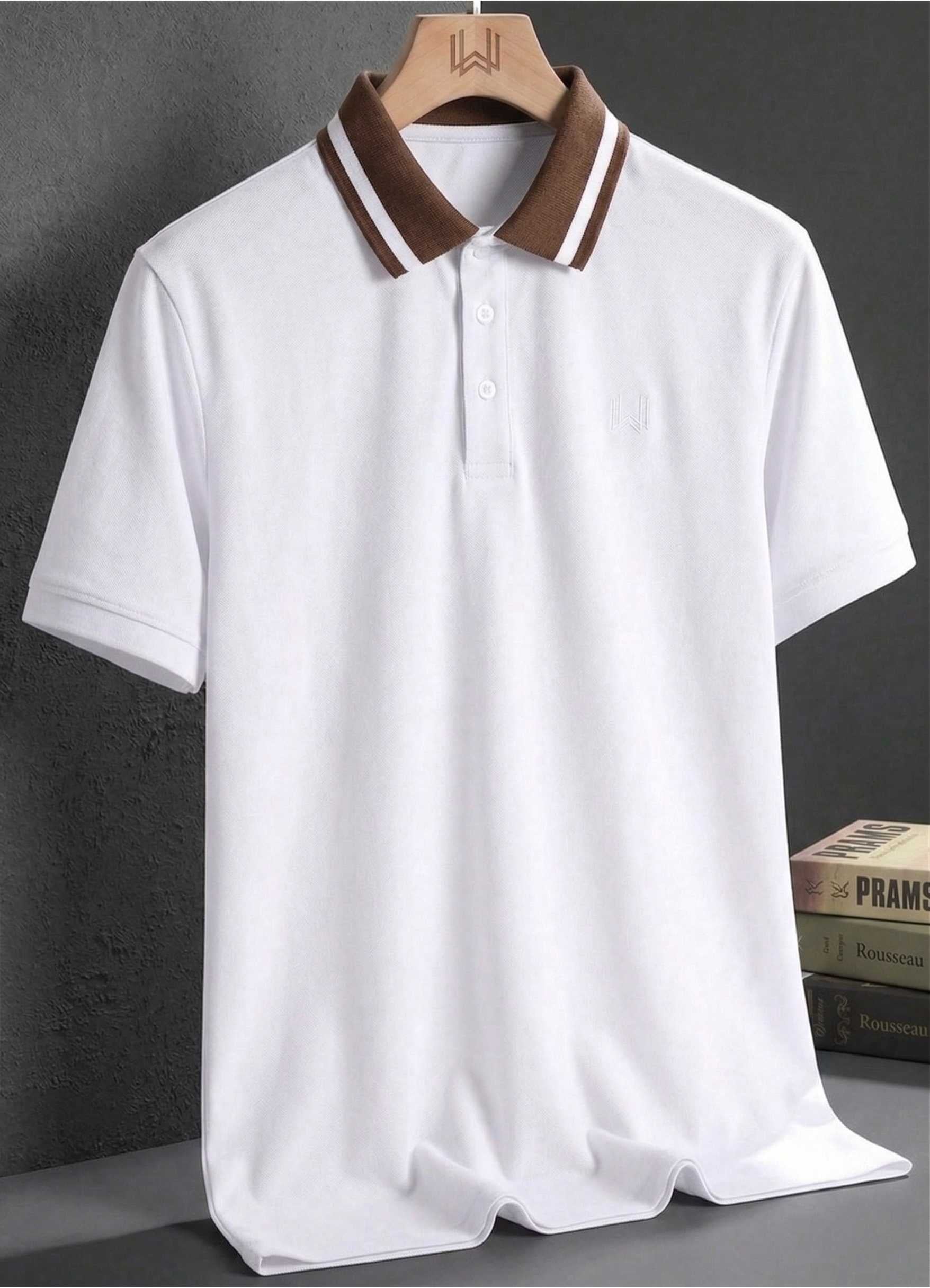 Imperial Crest Polo - White T-Shirt
