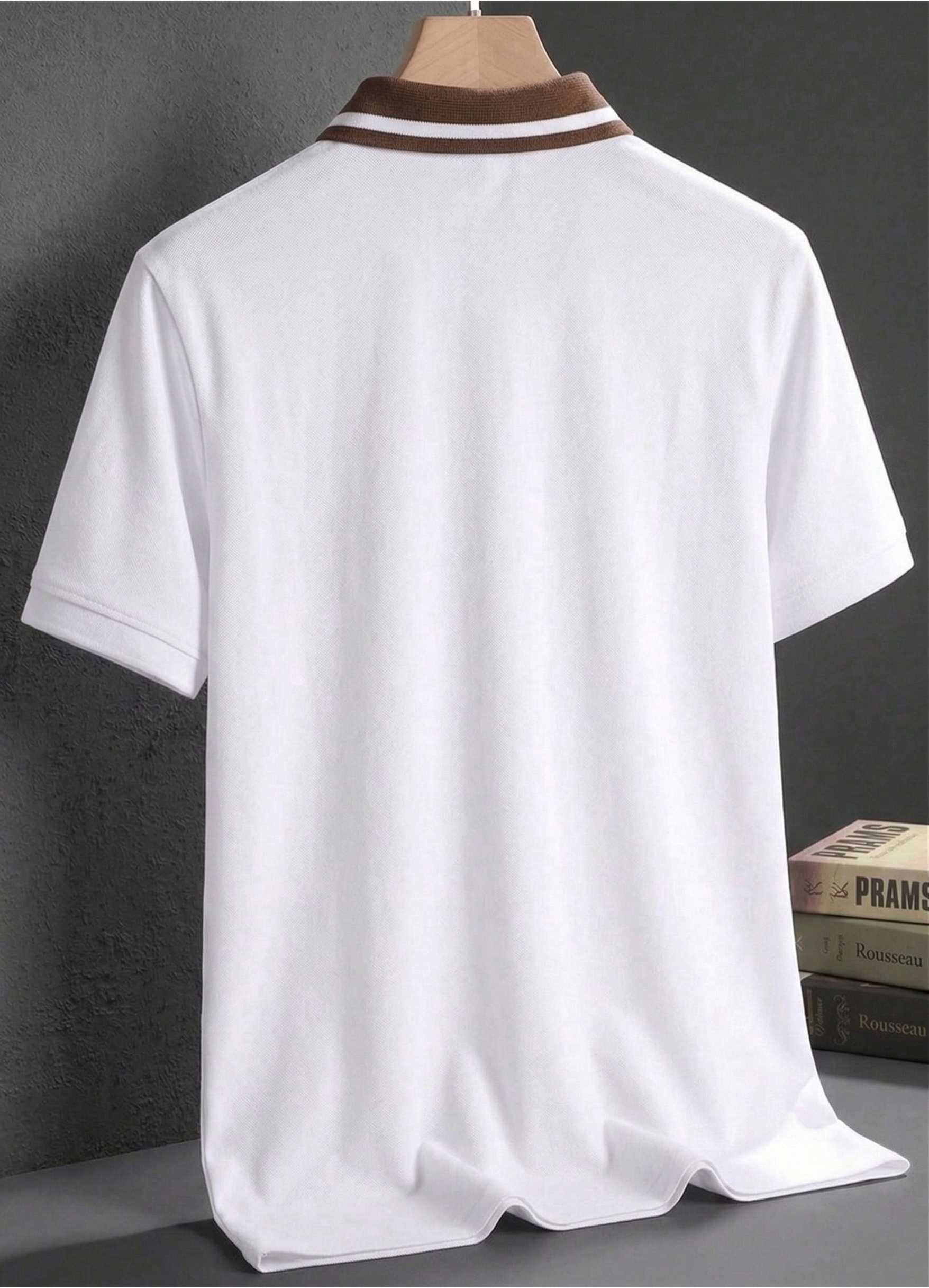 Imperial Crest Polo - White T-Shirt
