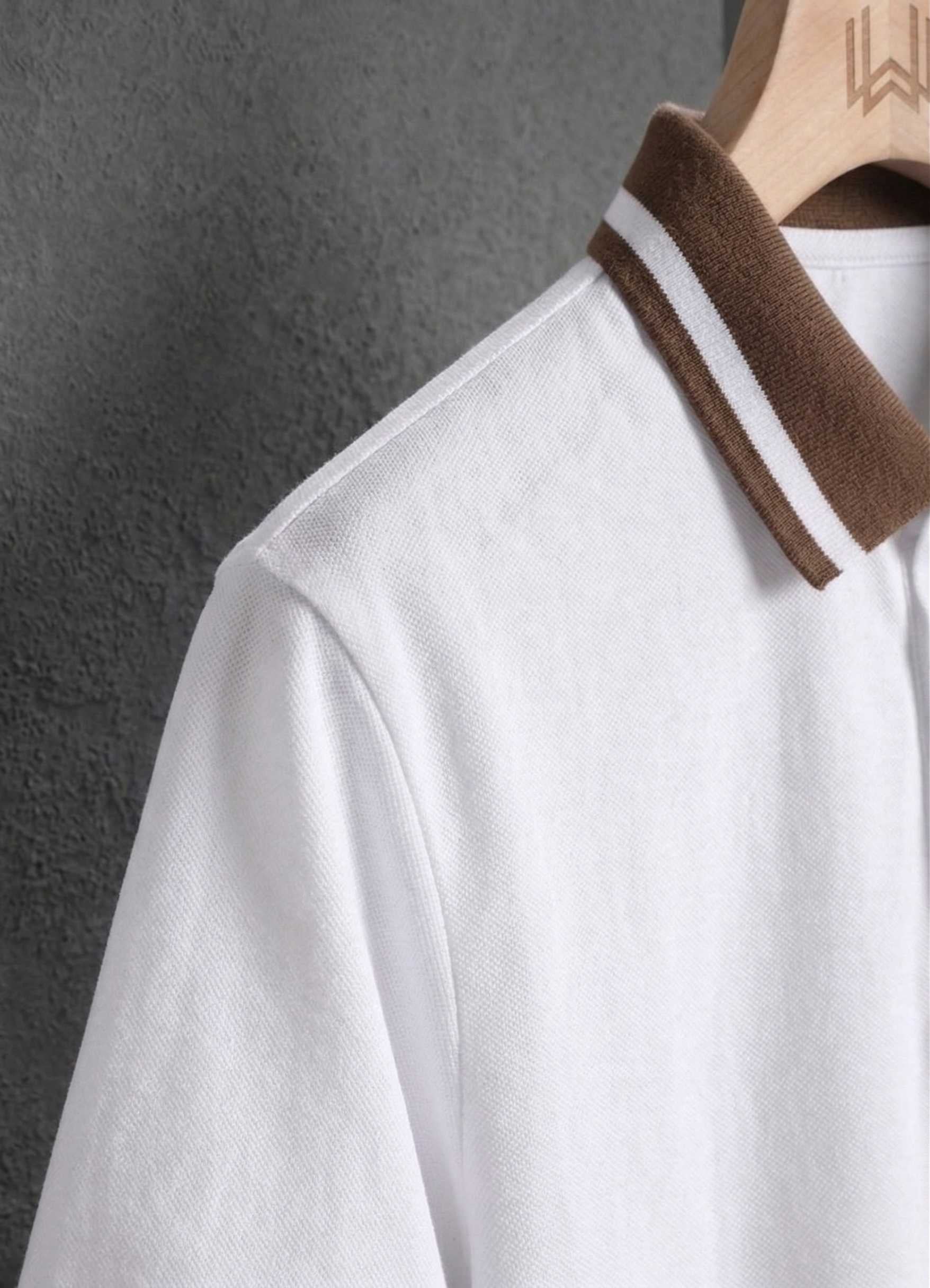 Imperial Crest Polo - White T-Shirt