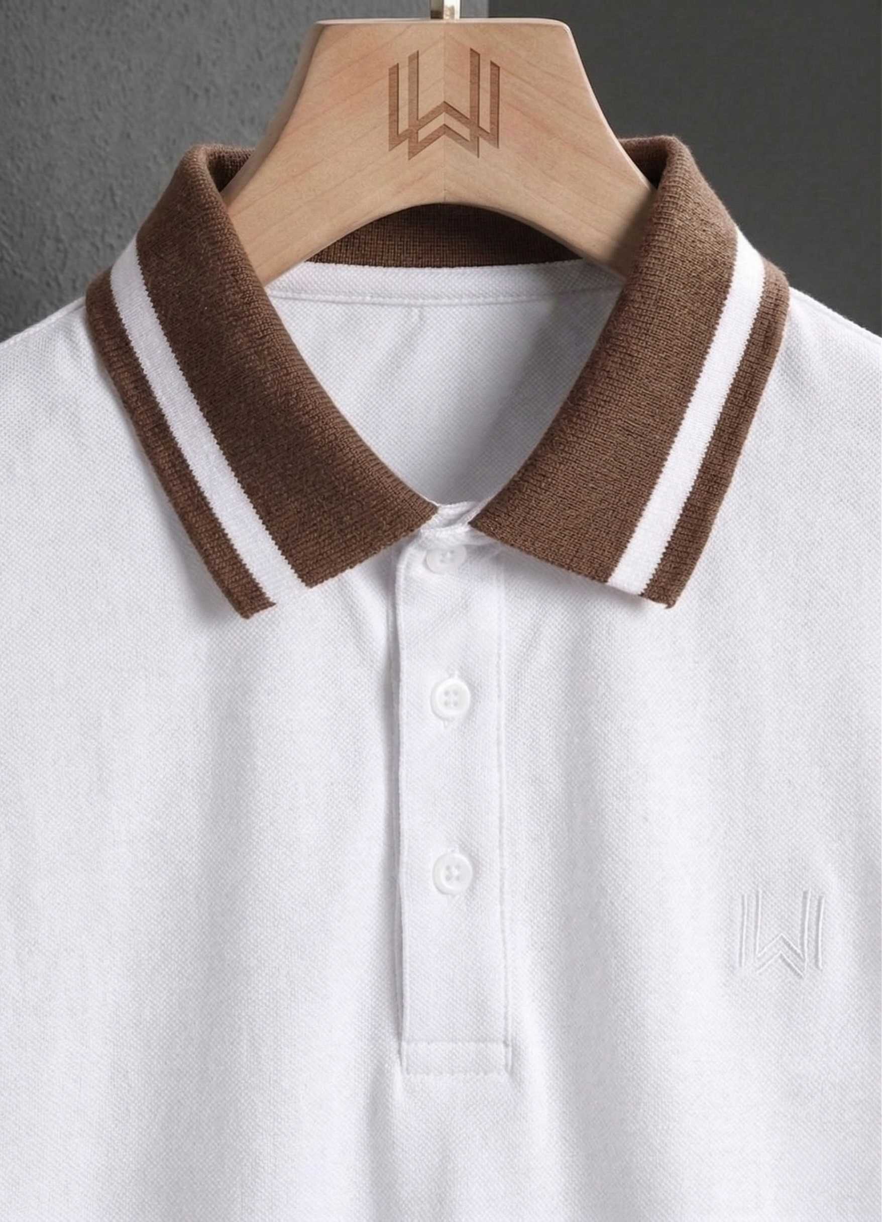 Imperial Crest Polo - White T-Shirt